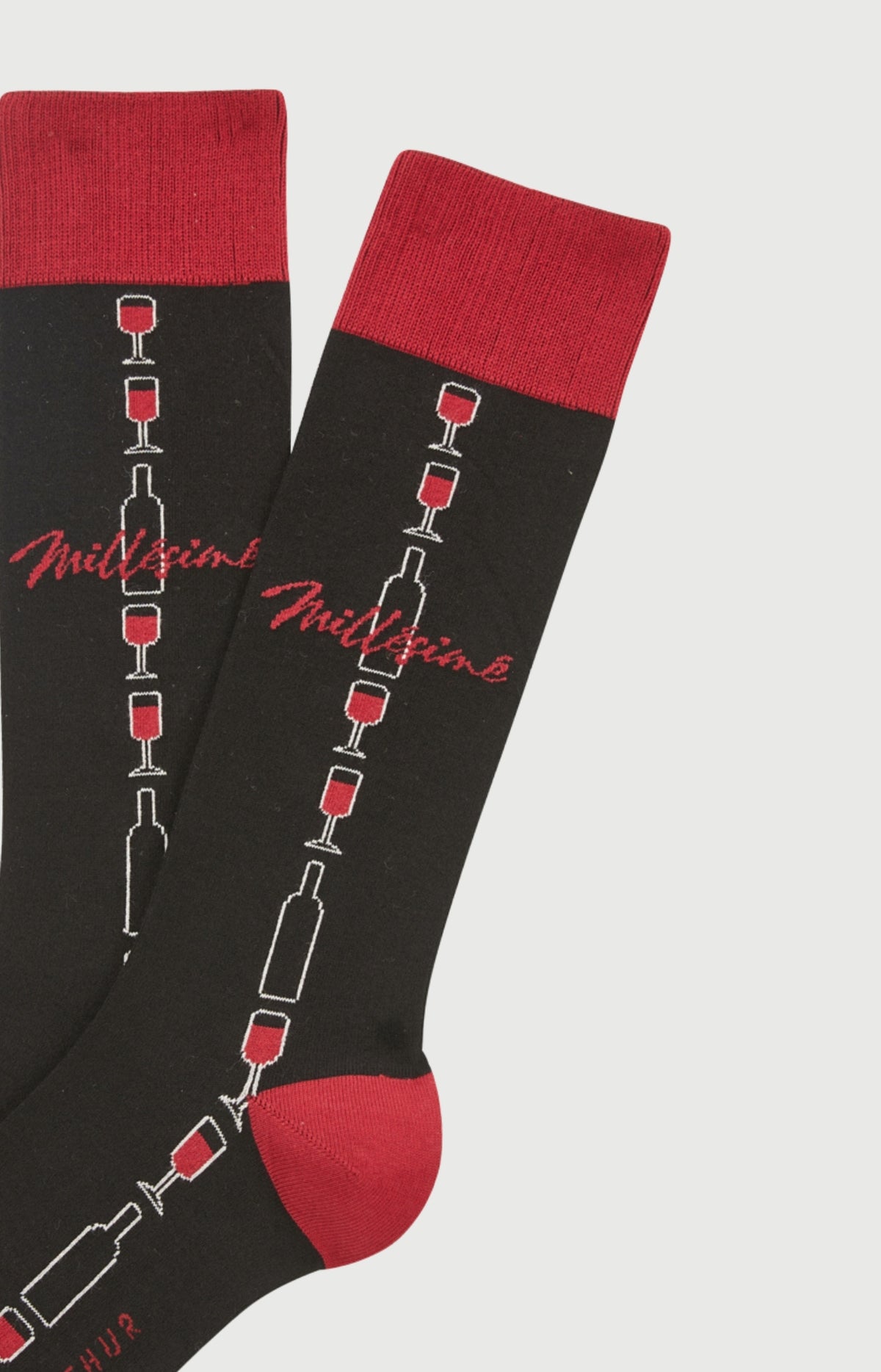 Chaussettes en coton Homme Millésimé noir 2