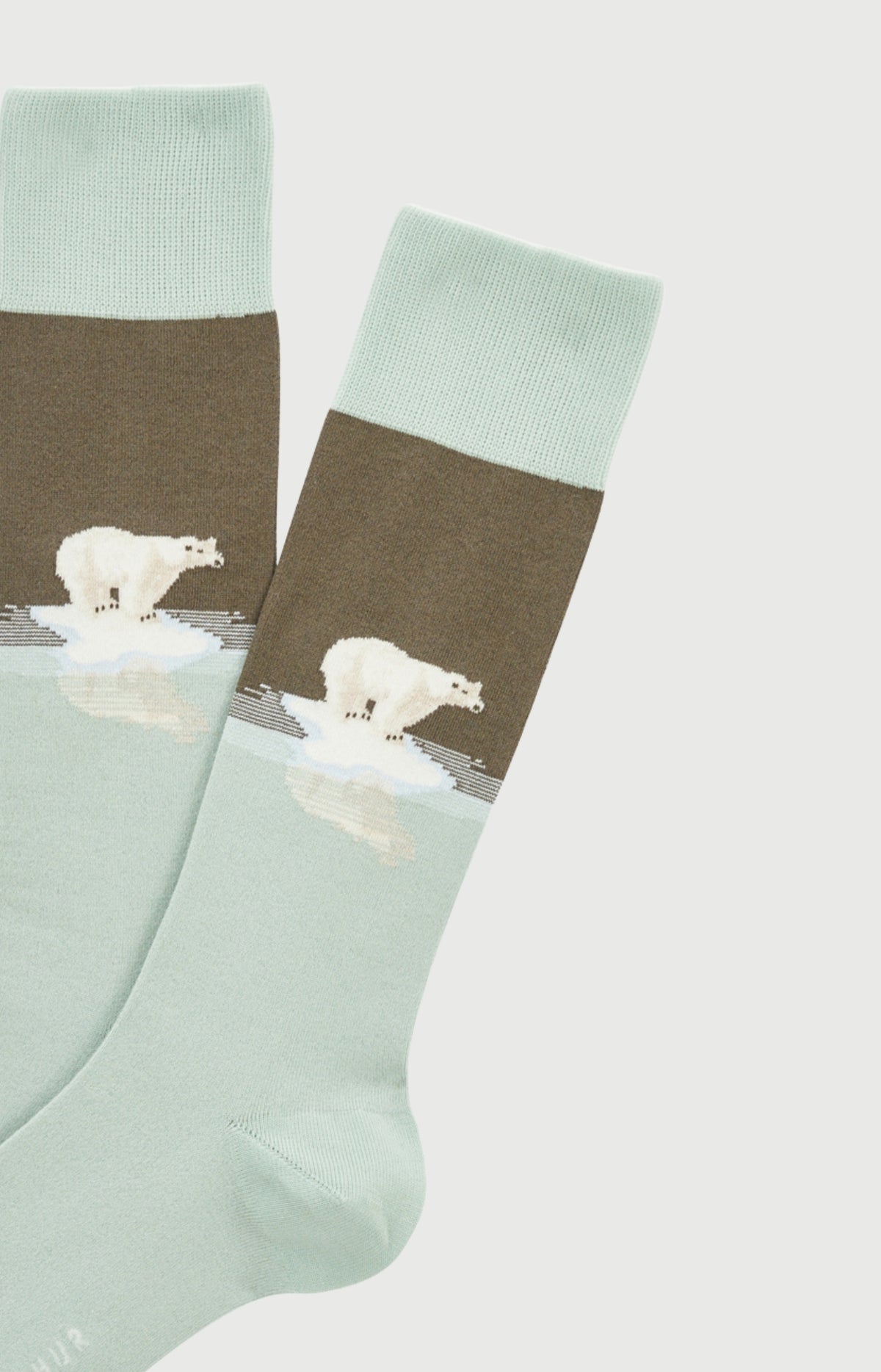 Chaussettes en coton Homme Pôle position Blanc ice 2