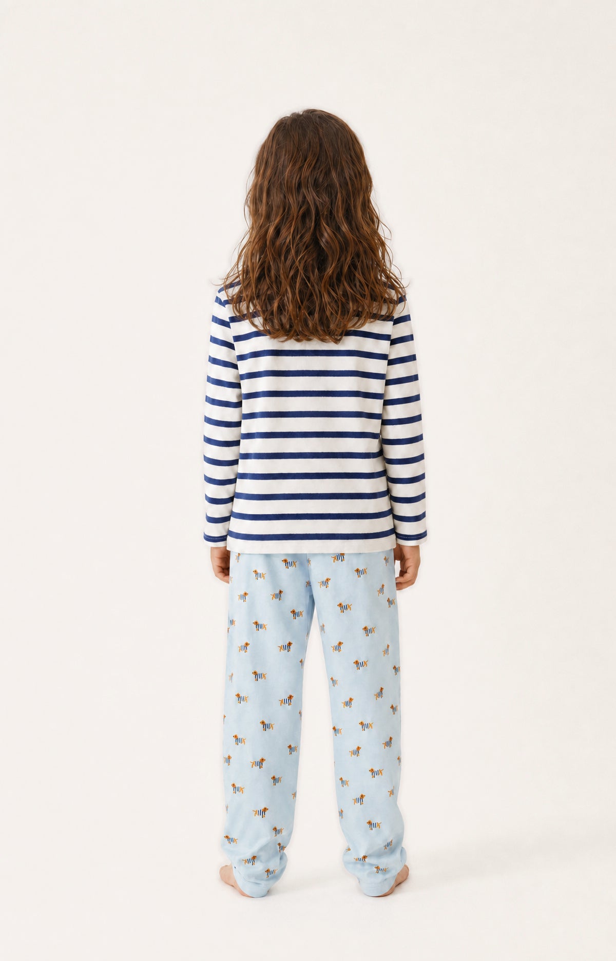 Pyjama enfant en jersey de coton Tobbie ciel 5