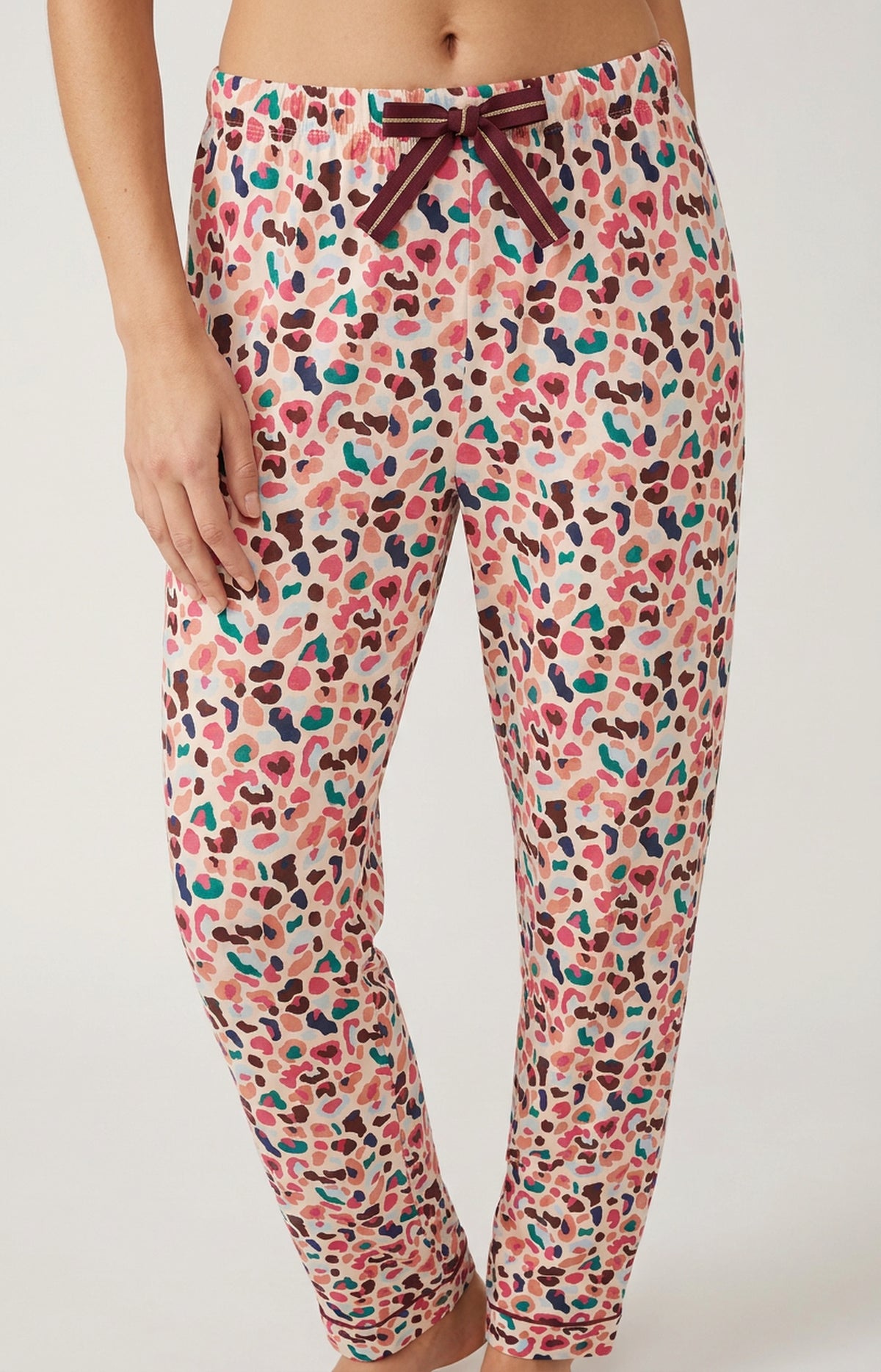 Pyjama boutonné en modal Femme Léopoldine multicolore 5