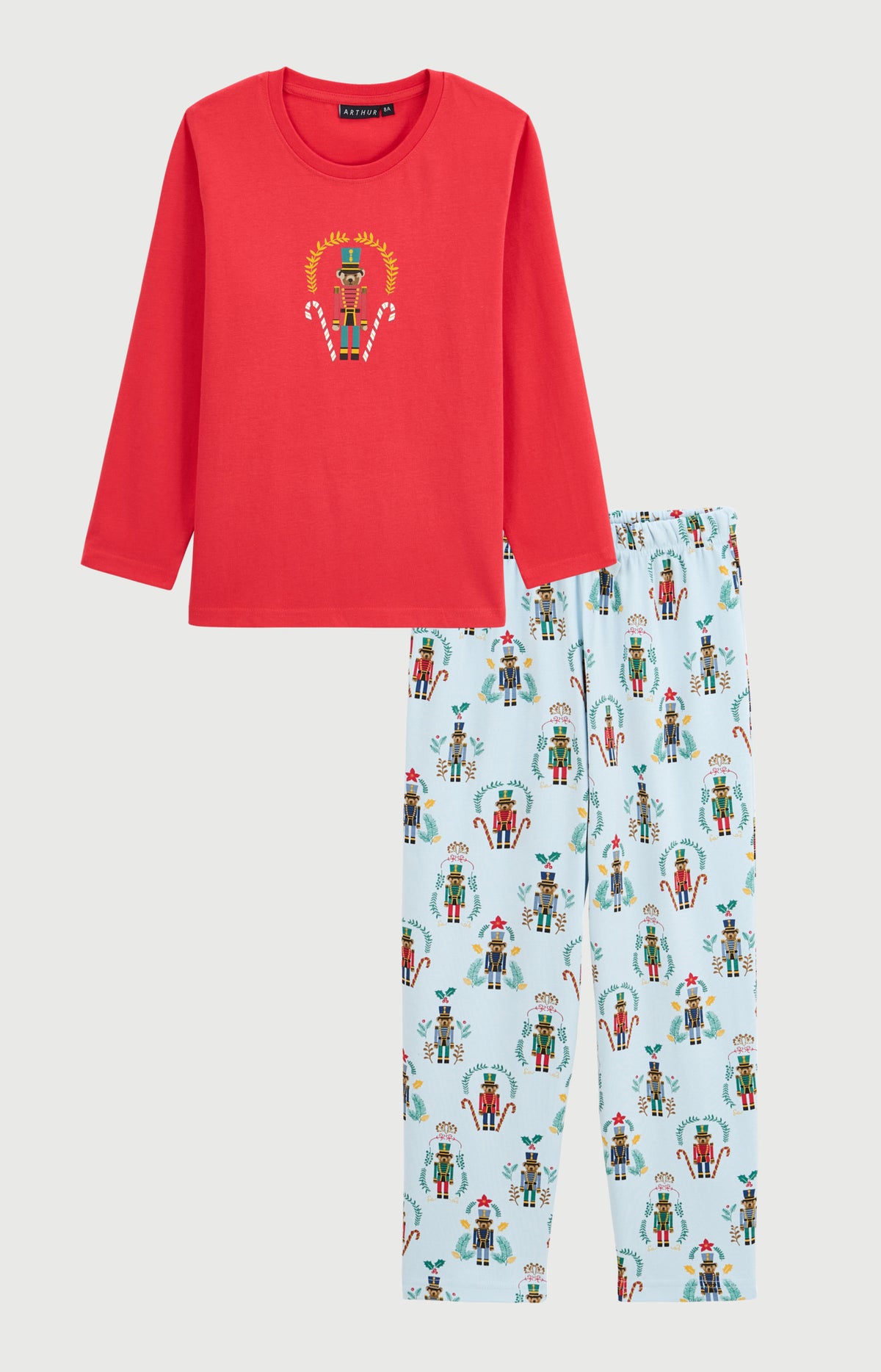 Pyjama enfant en jersey de coton épais Casse-noisette glace 3