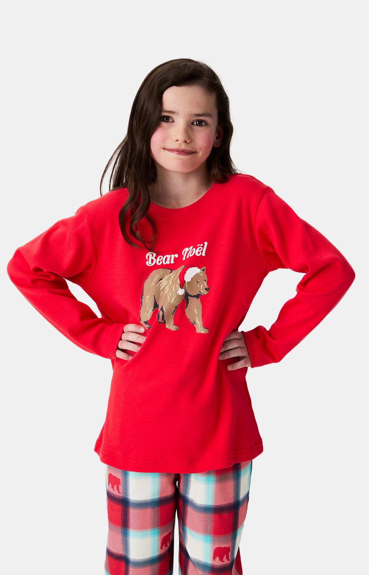 Pyjamas Enfant Bear Noël ROUGE 2