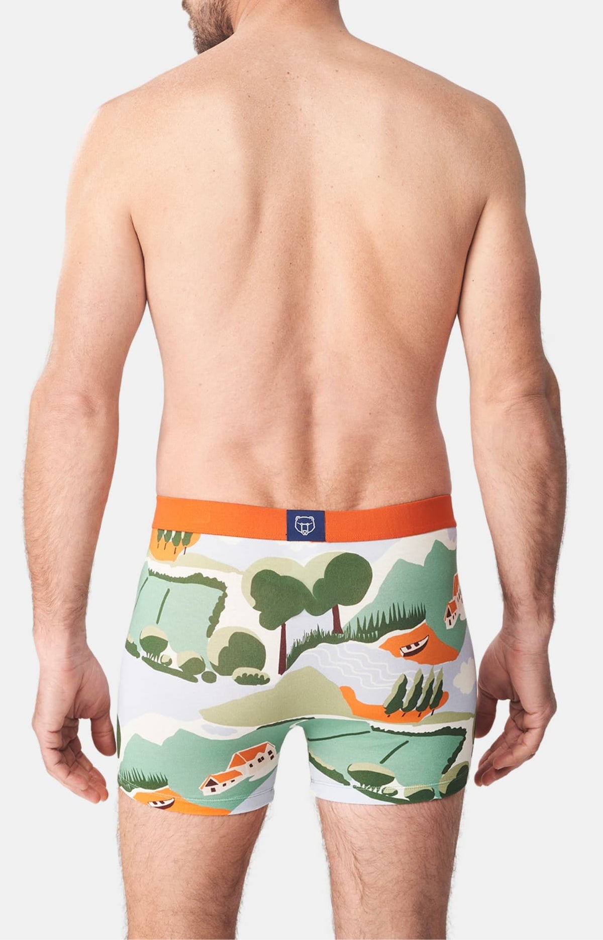 Boxer Homme Campagne Homme Vert 5
