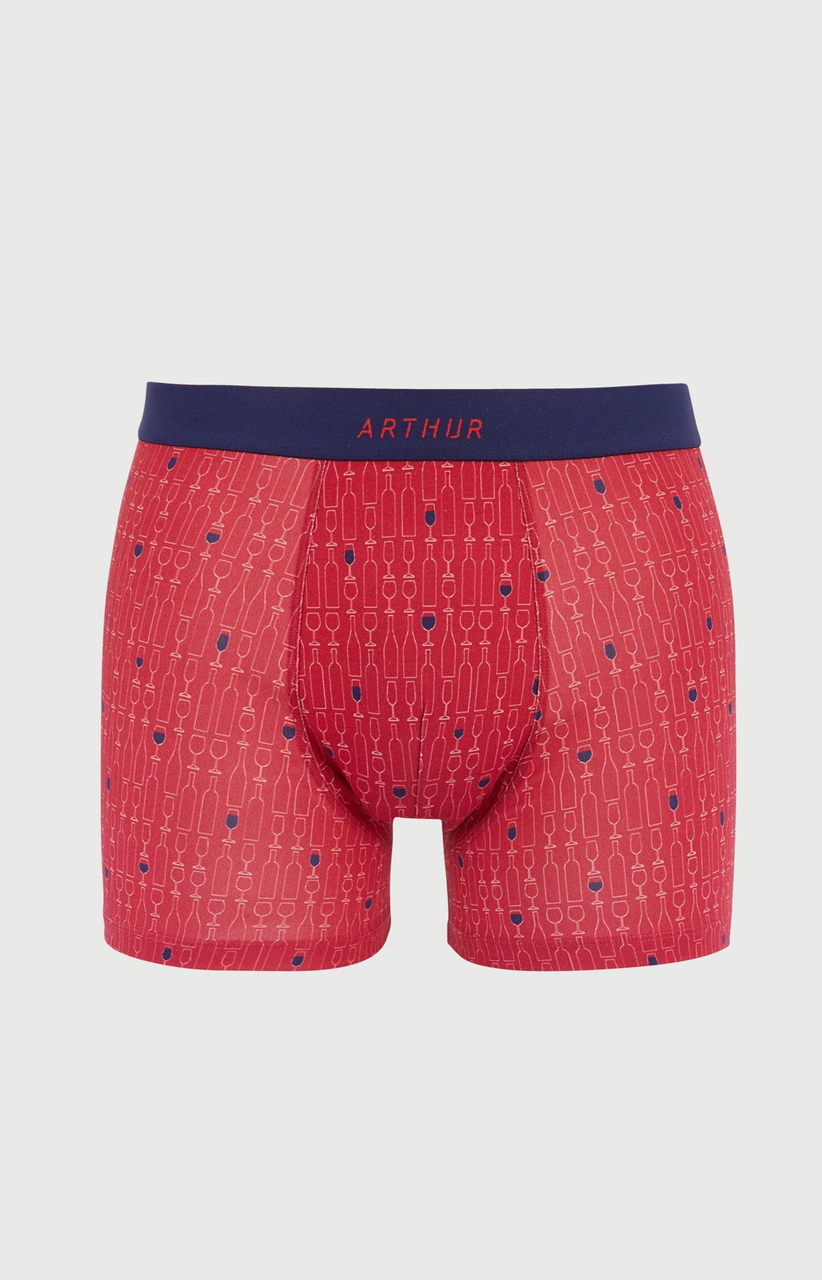 Boxer en jersey de coton Homme Millésimé bordeaux 3