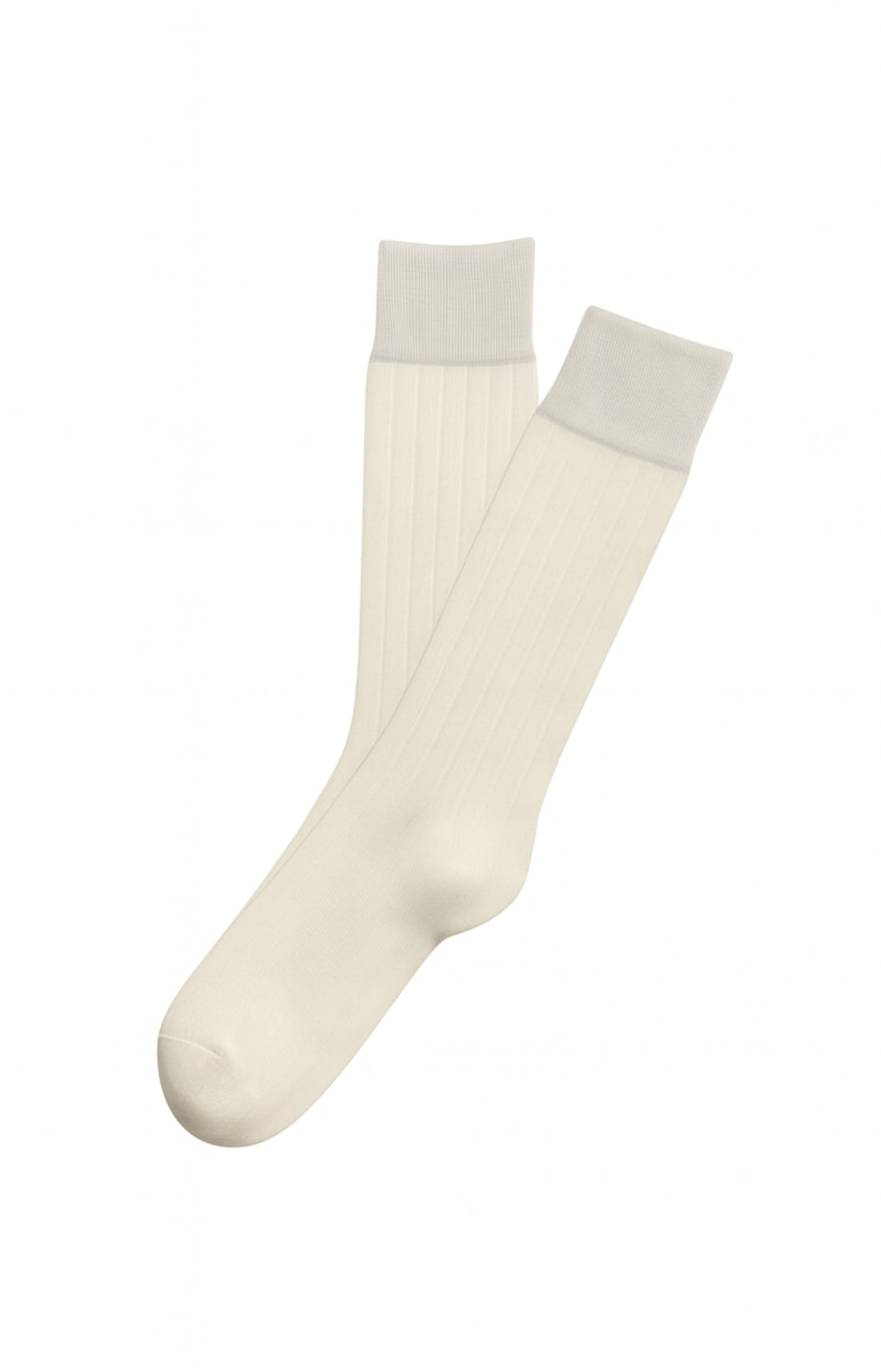 Chaussettes laine et coton amande homme 1