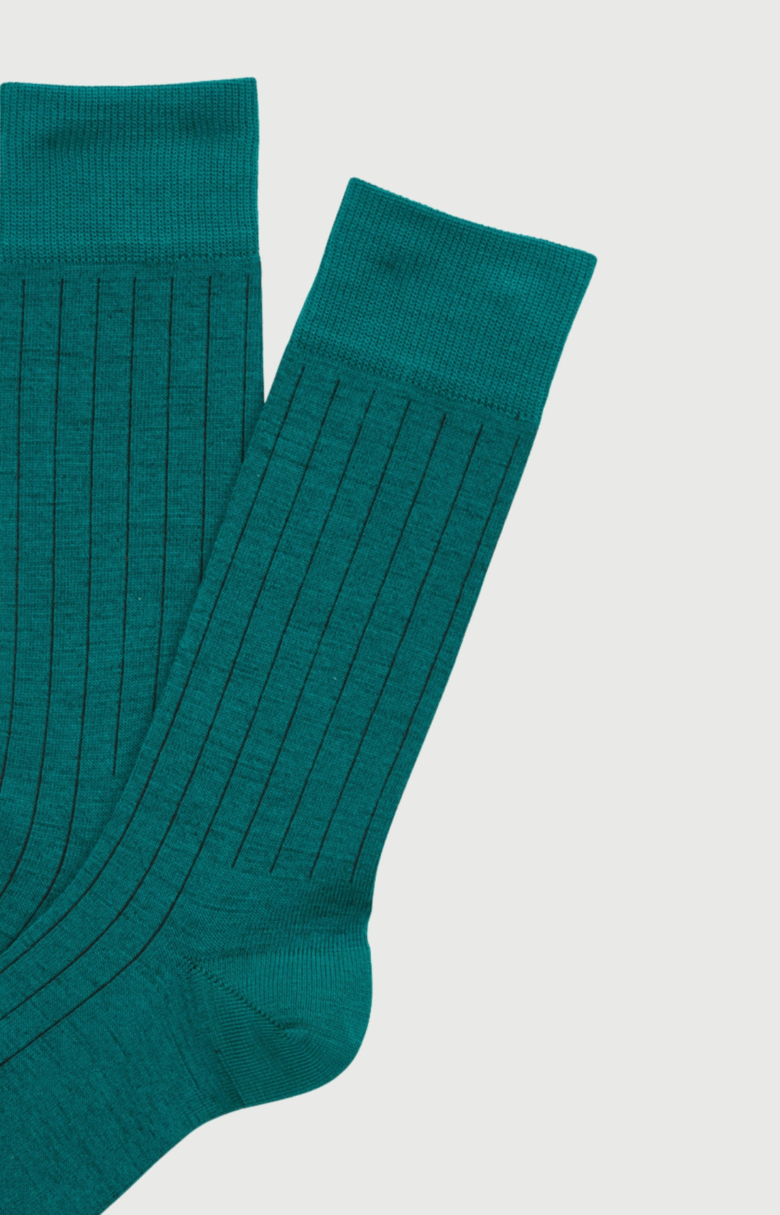 Chaussettes en laine et coton Homme Uni foret 2