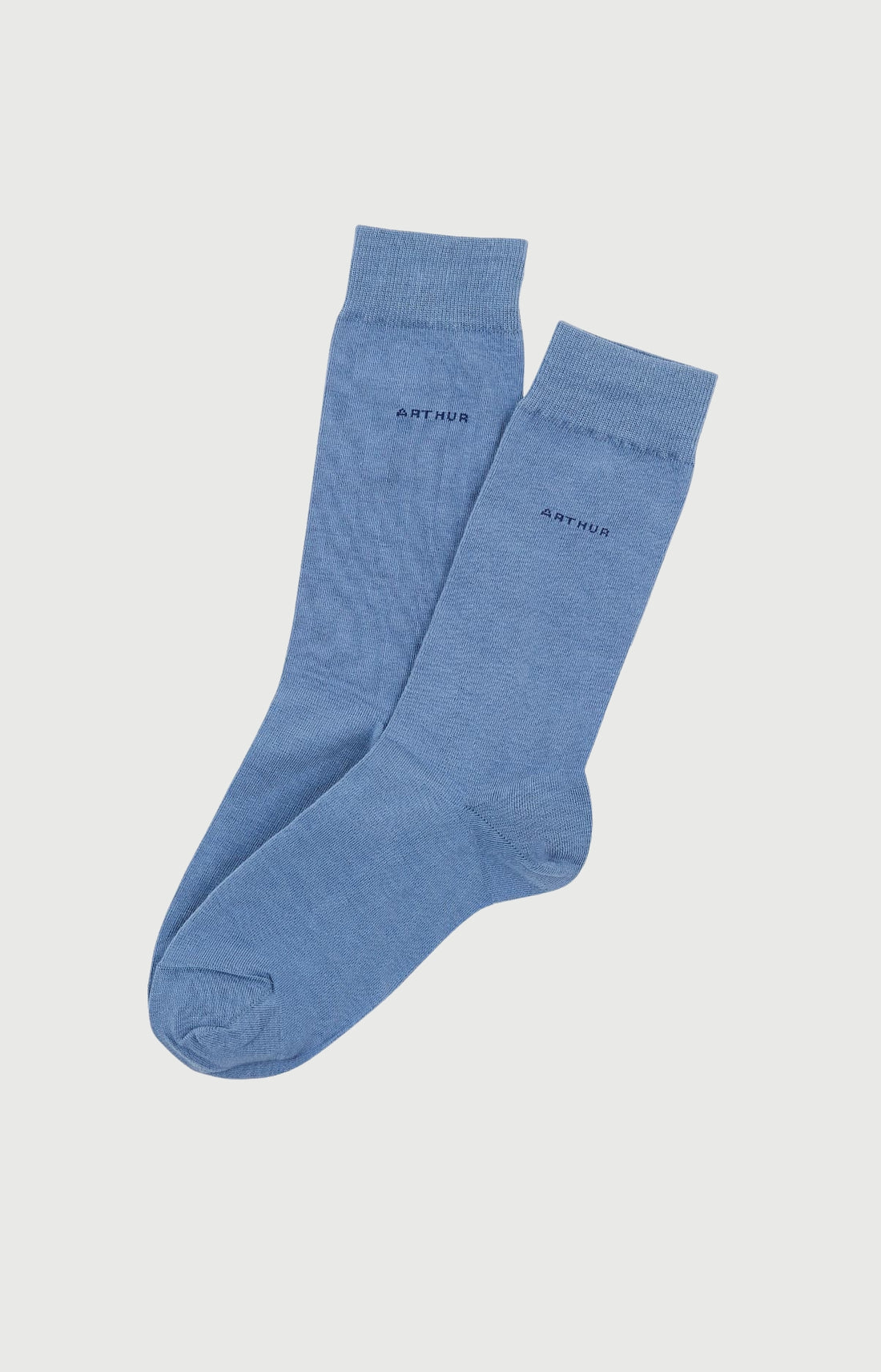 Chaussettes en coton Homme Uni denim 1