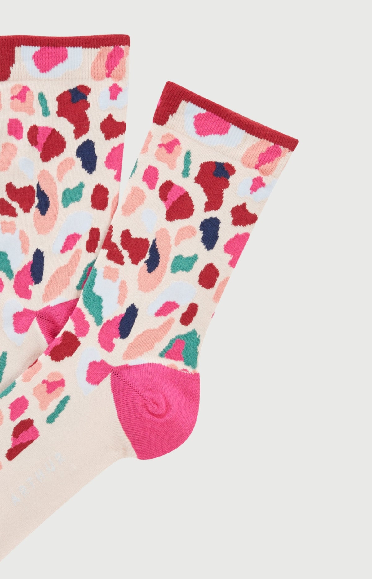 Chaussettes en coton Femme Léopoldine multicolore 2