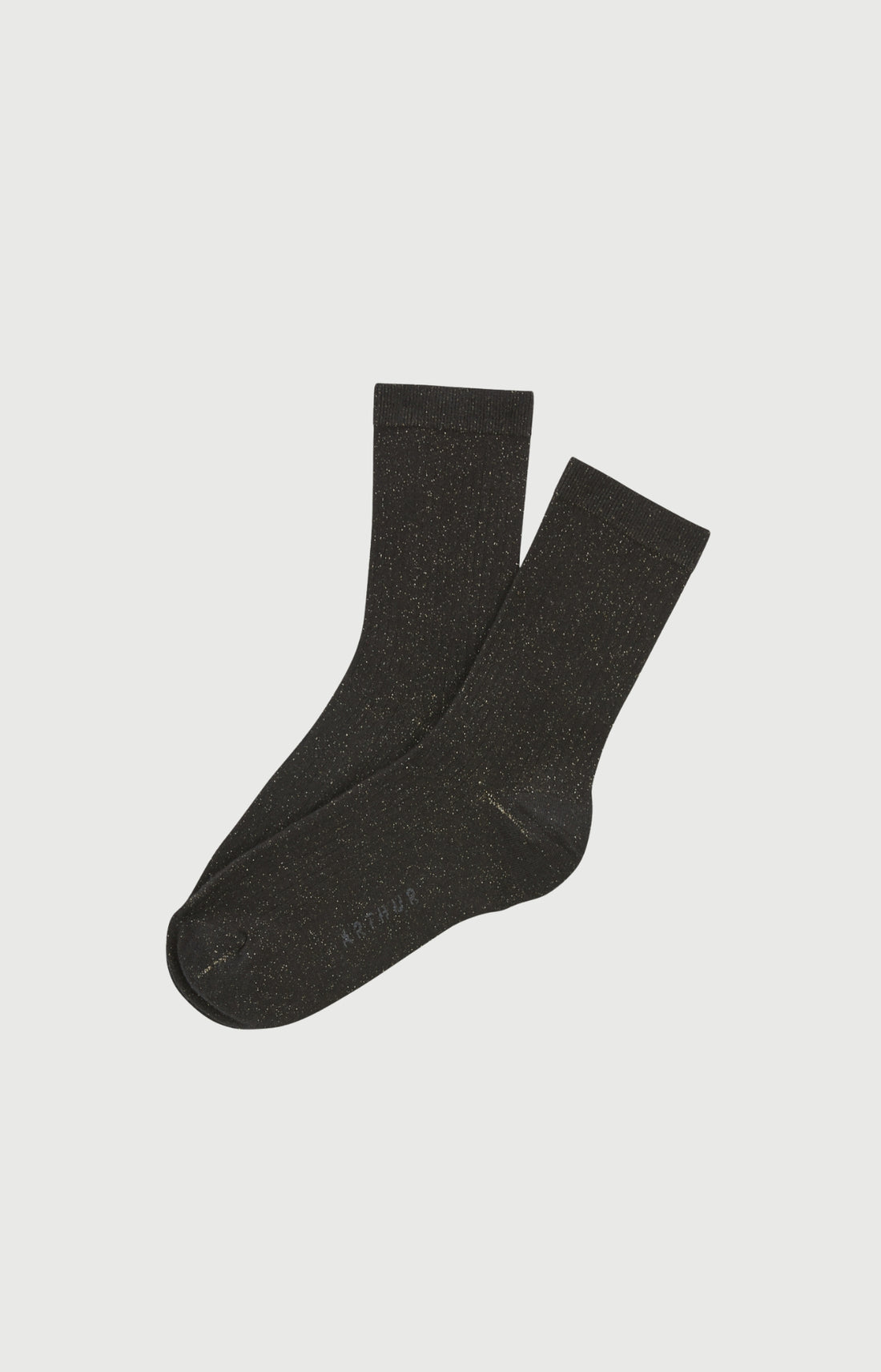 Chaussettes en coton et lurex Femme Nova noir 1