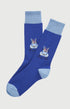 Chaussettes en coton Homme Ski You Later bleu 1