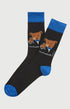 Chaussettes en coton Homme Champagne noir 1