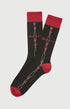 Chaussettes en coton Homme Millésimé noir 1