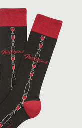 Chaussettes en coton Homme Millésimé noir 2