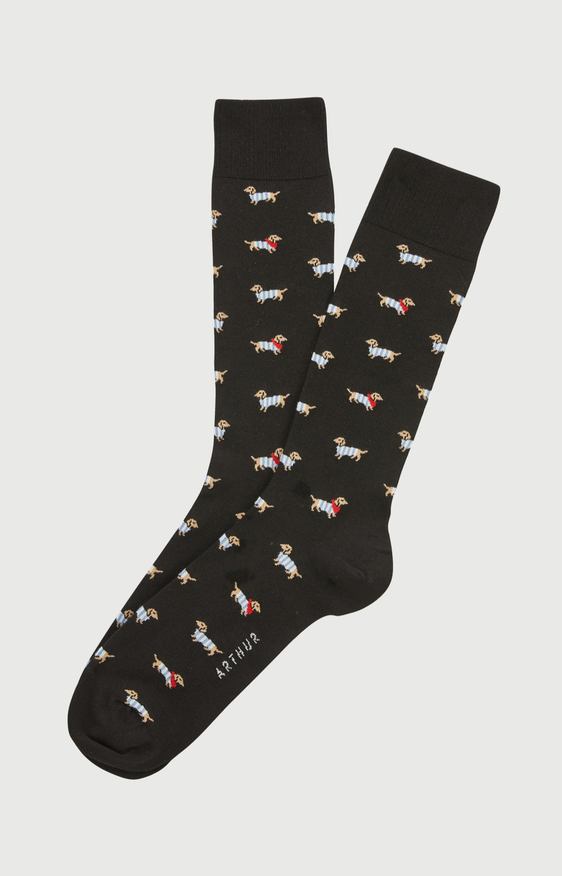 Chaussettes en coton Homme Tobbie noir 1