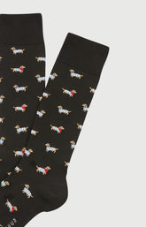 Chaussettes en coton Homme Tobbie noir 2