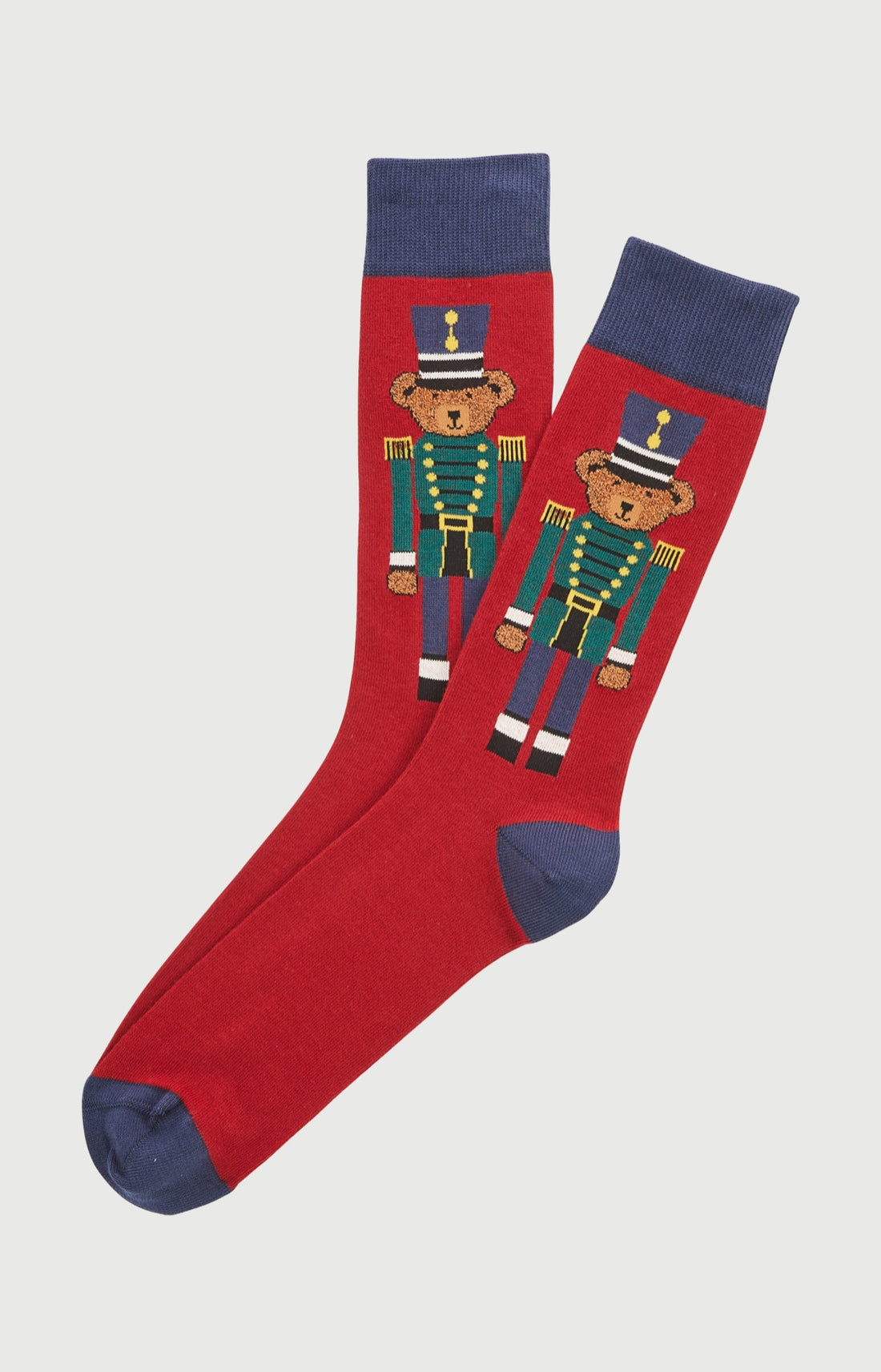 Chaussettes en coton Homme Teddy Casse-noisette bordeaux 1