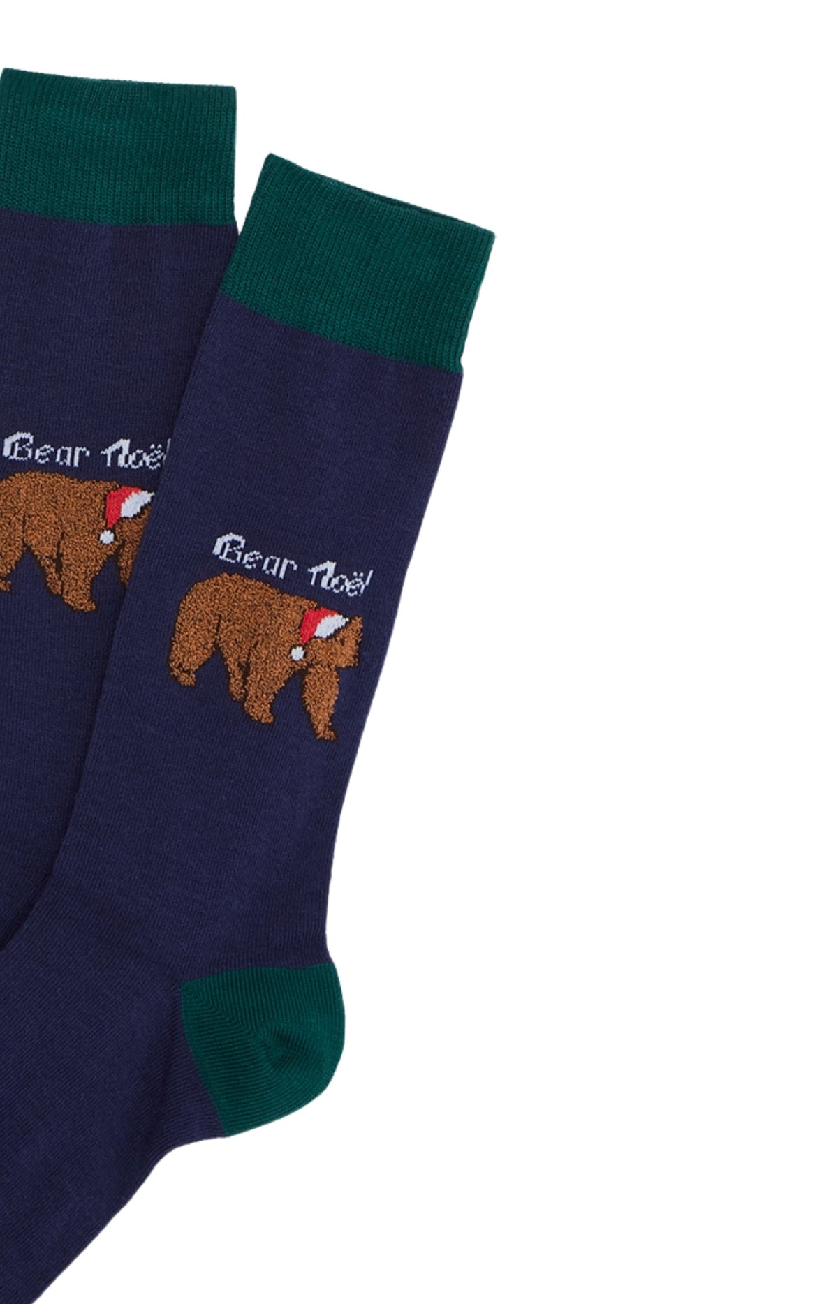 Chaussettes Homme Bear Noël Marine MARINE 2