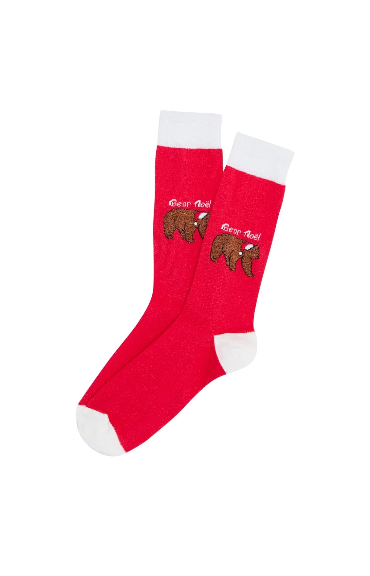 Chaussettes Homme Bear Noël Rouge ROUGE 1