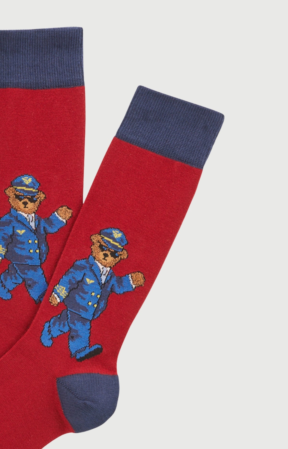 Chaussettes en coton Homme Pilote de lit bordeaux 2