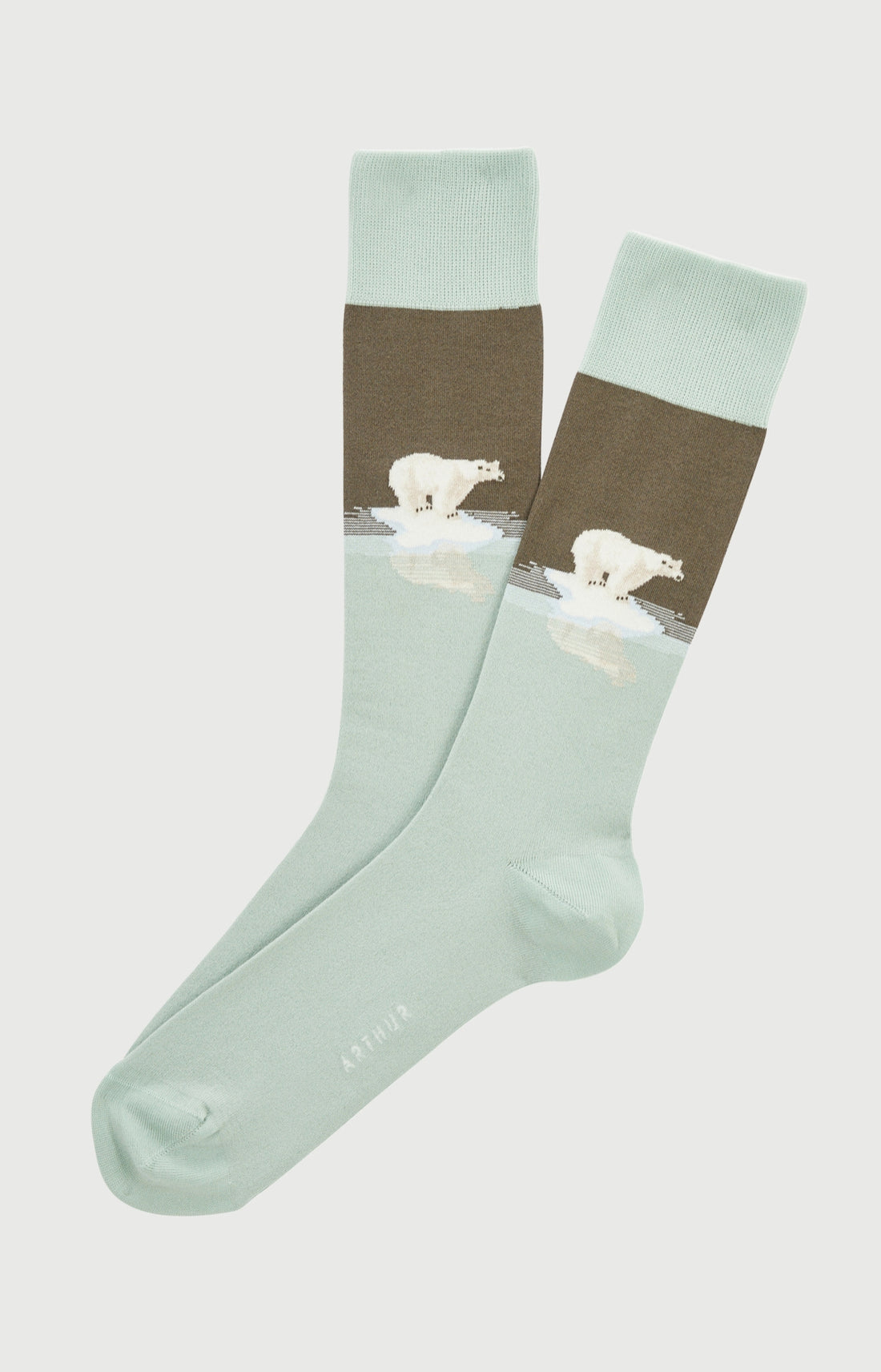 Chaussettes en coton Homme Pôle position Blanc ice 1