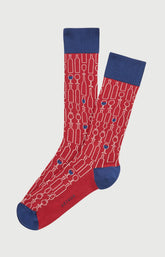 Chaussettes en coton Homme Vins bordeaux 1