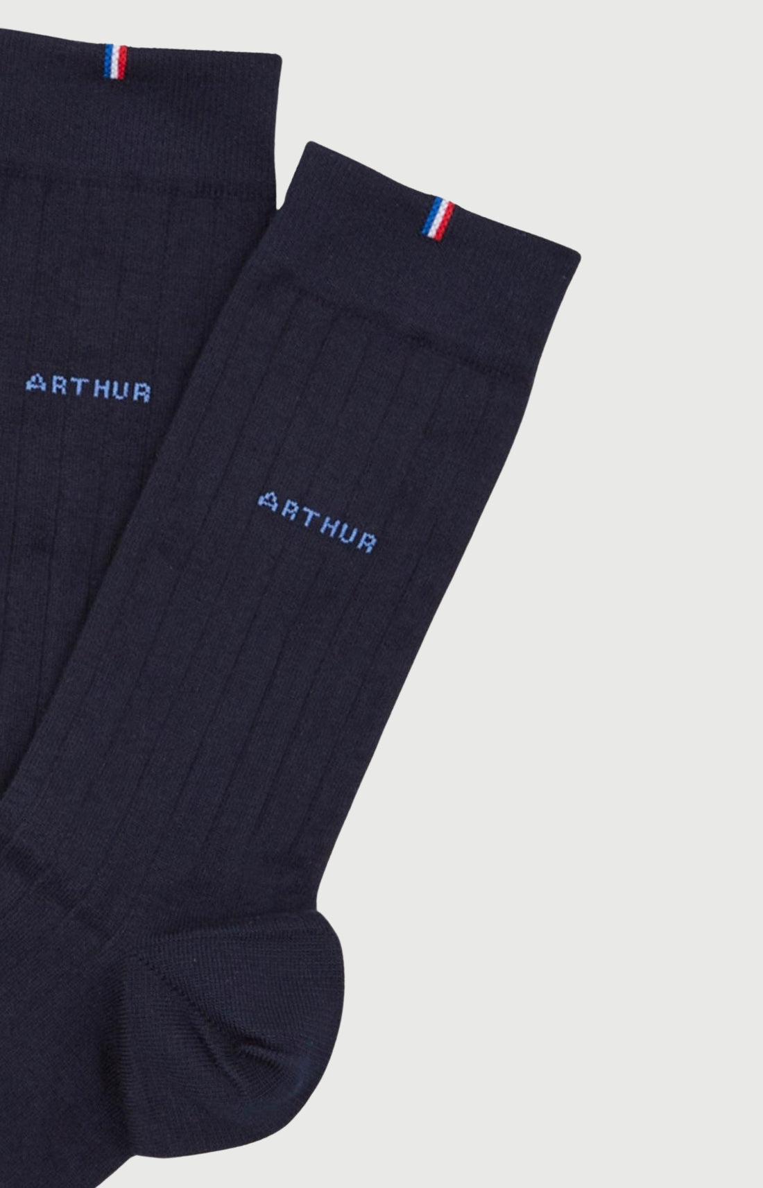 Pack 2 chaussettes en viscose Homme Bambou marine 2