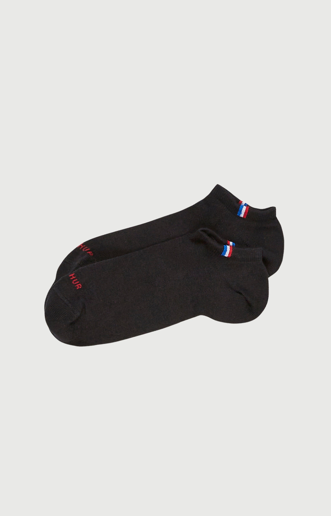 Pack 2 chaussettes en coton Femme Uni noir 1