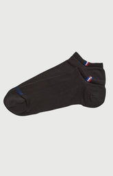 Pack 2 chaussettes en coton Homme Uni noir 1