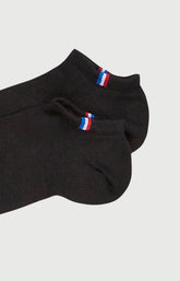 Pack 2 chaussettes en coton Homme Uni noir 2