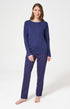 Pyjama en jersey de coton léger Femme Valentine cœur rouge 1