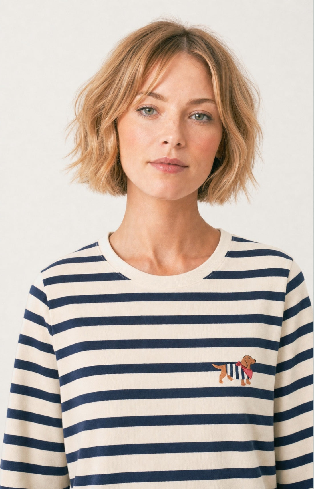 Pyjama en jersey de coton Femme Tobbie ciel 2