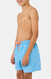 Short de bain Enfant Boat - Bleu 4