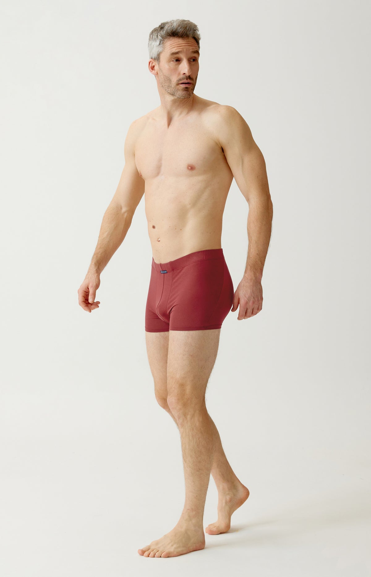 Boxer en modal Homme Bob bordeaux 4