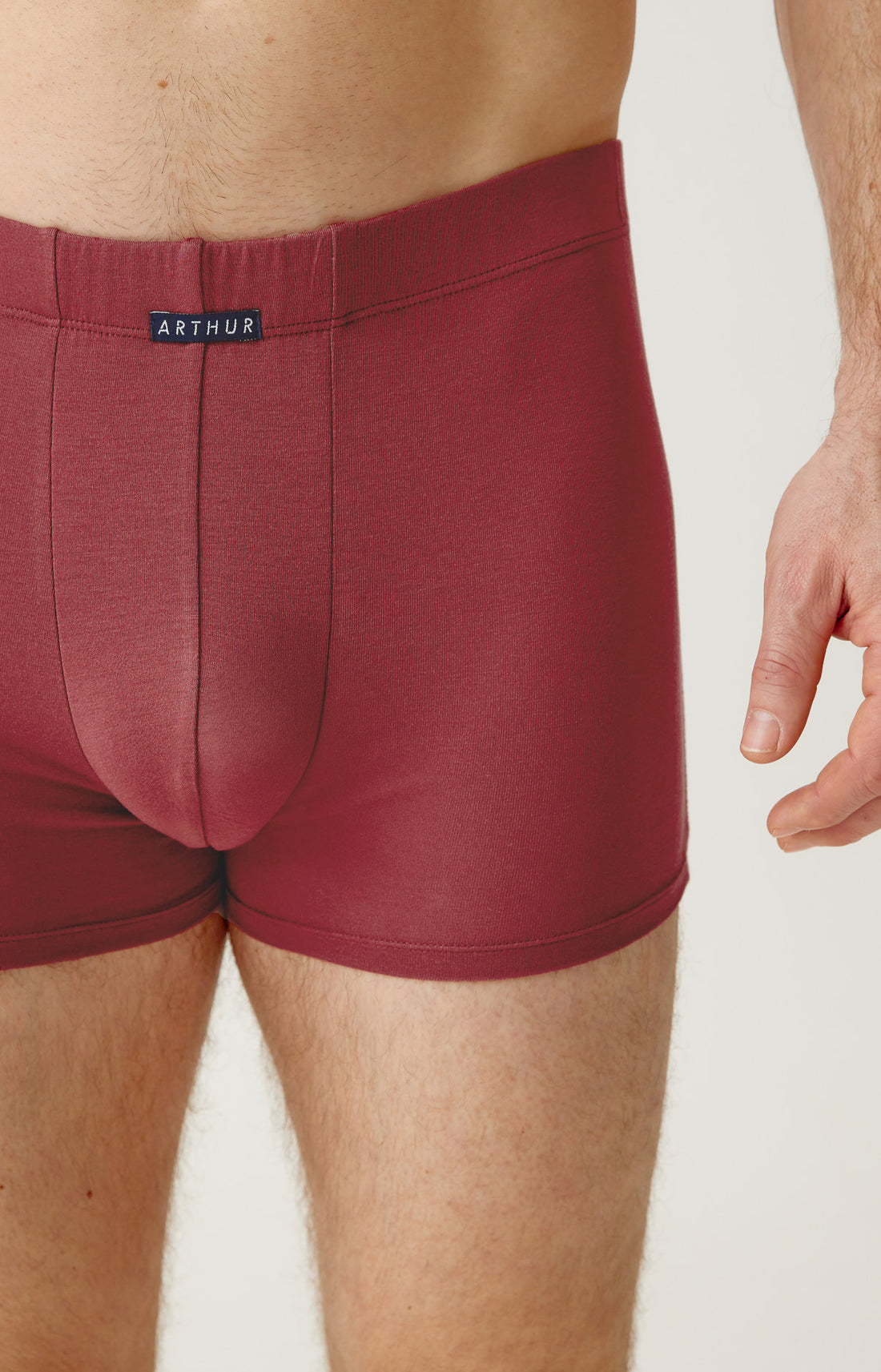 Boxer en modal Homme Bob bordeaux 1