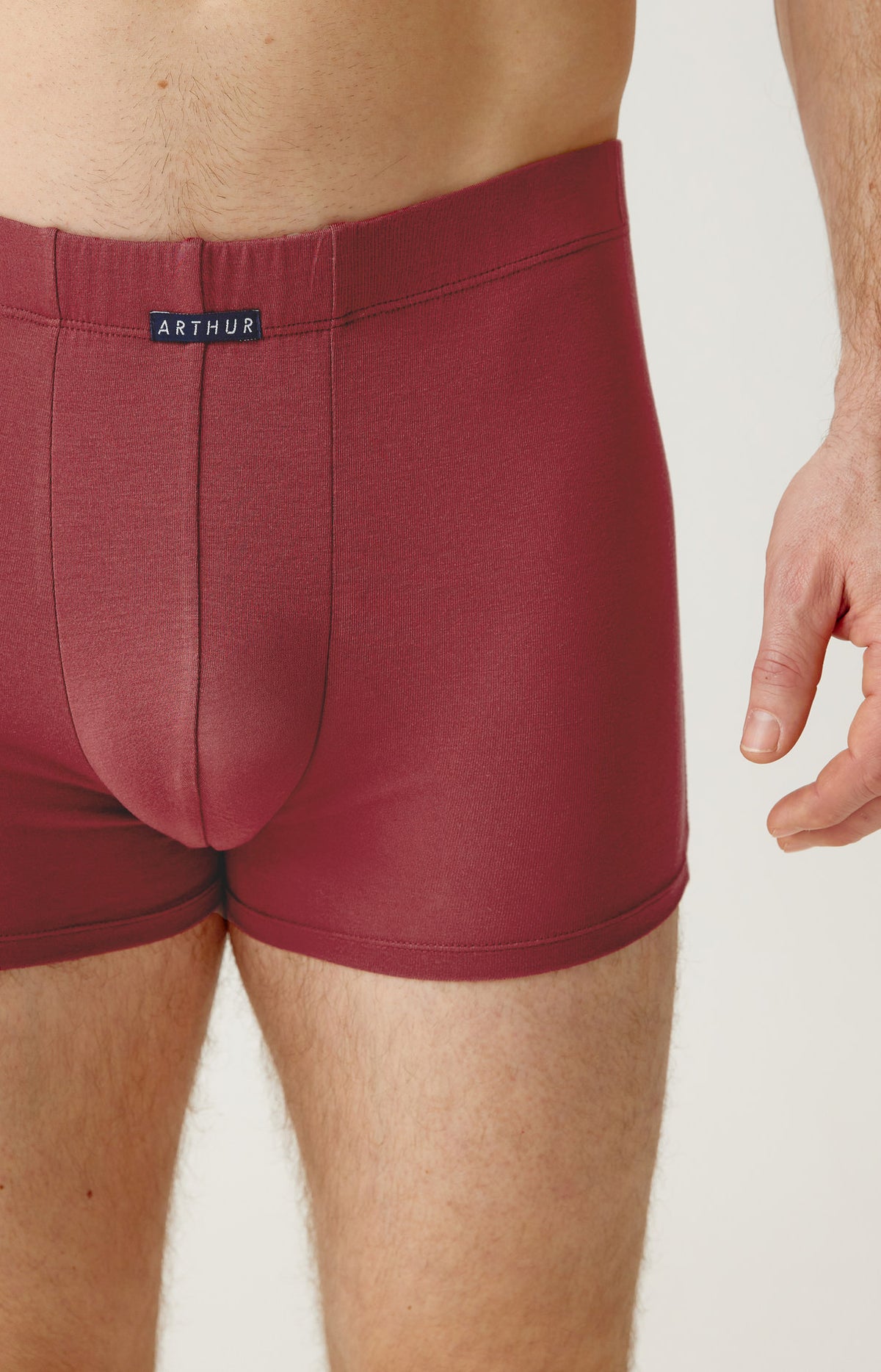 Boxer en modal Homme Bob bordeaux 1