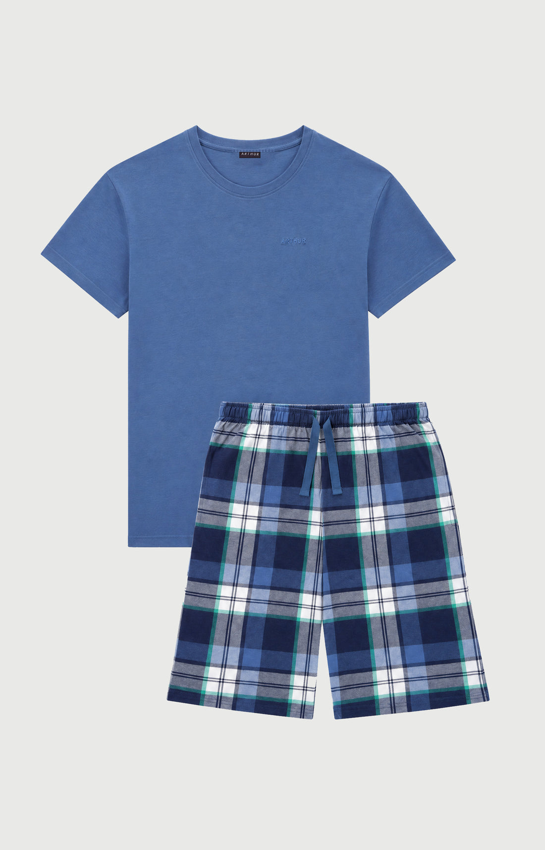 Pyjashort en jersey de coton léger Homme Gill marine 3