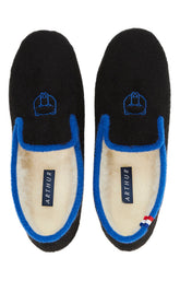 Charentaises Homme Laine Noir 2