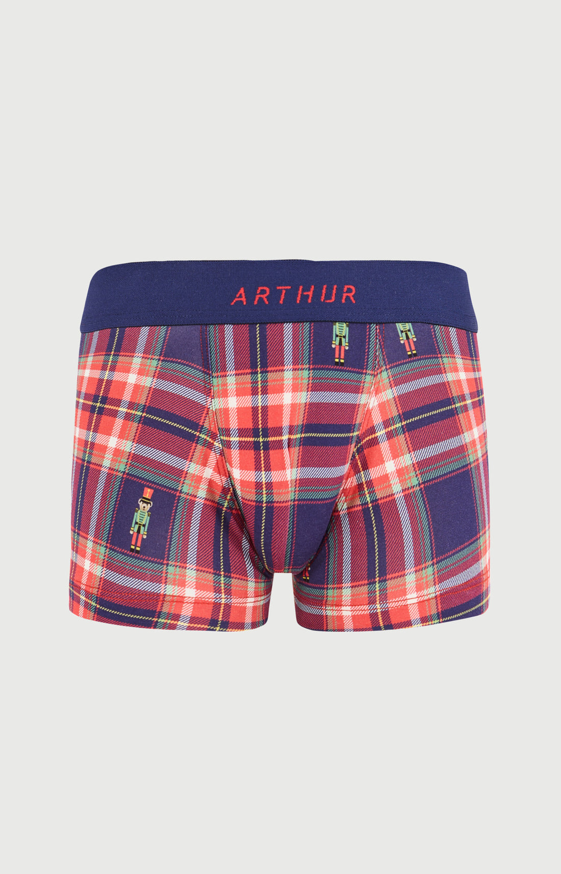 Boxer enfant en jersey de coton Léon rouge 1