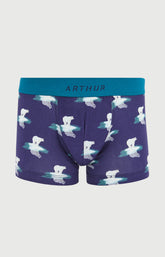 Boxer enfant en jersey de coton Pôle position marine 3