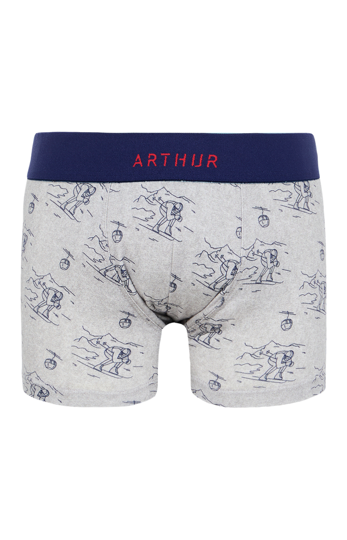 Boxers enfant Tout schuss GRIS 3