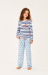 Pyjama enfant en jersey de coton Tobbie ciel 1