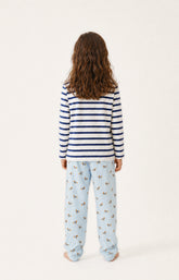 Pyjama enfant en jersey de coton Tobbie ciel 5