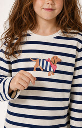 Pyjama enfant en jersey de coton Tobbie ciel 2