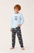 Pyjama enfant en jersey de coton épais Ma meilleure vie ebony 1