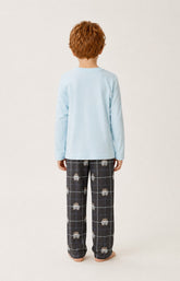 Pyjama enfant en jersey de coton épais Ma meilleure vie ebony 6