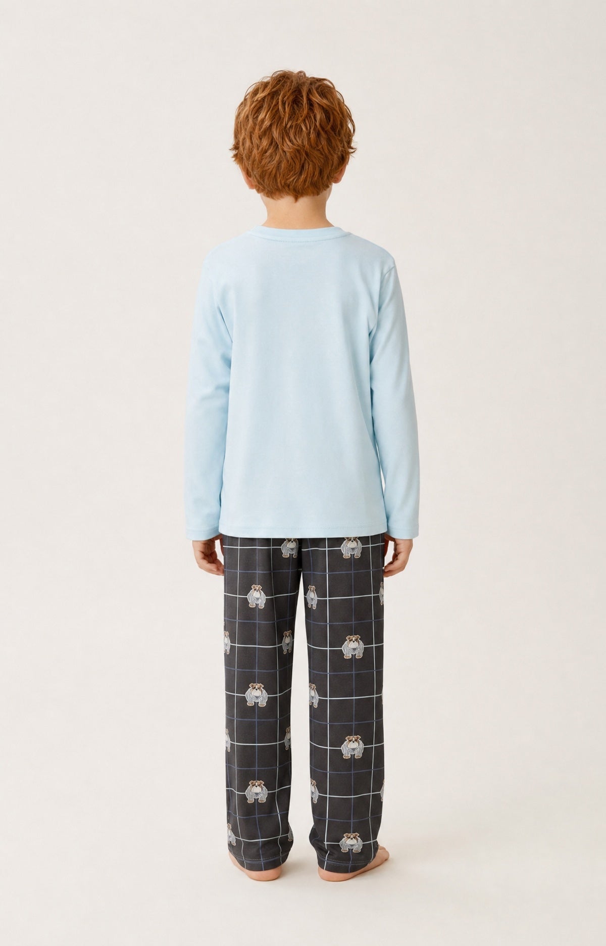 Pyjama enfant en jersey de coton épais Ma meilleure vie ebony 6