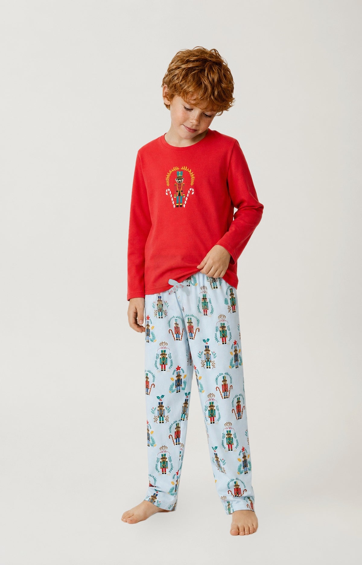 Pyjama enfant en jersey de coton épais Casse-noisette glace 4