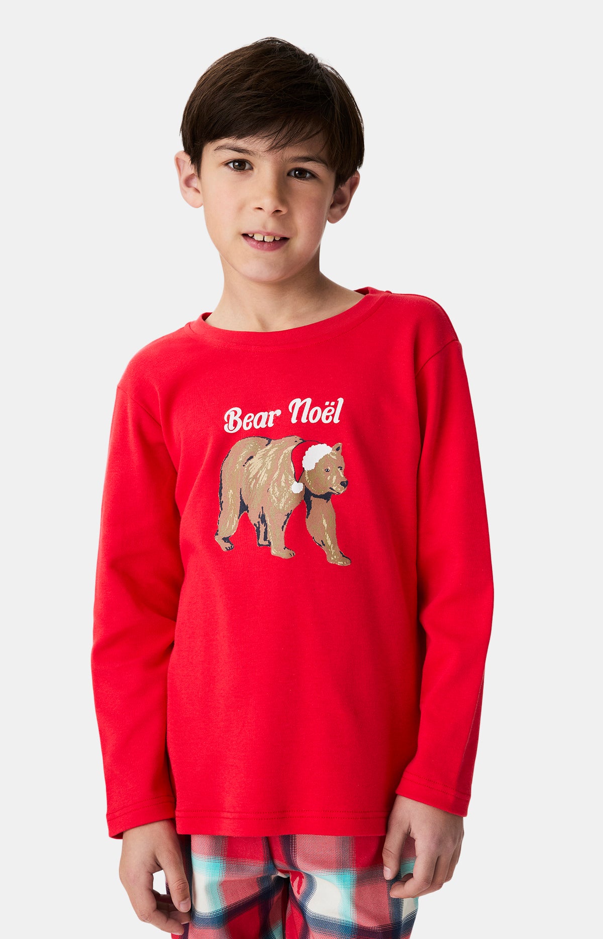 Pyjamas Enfant Bear Noël ROUGE 5