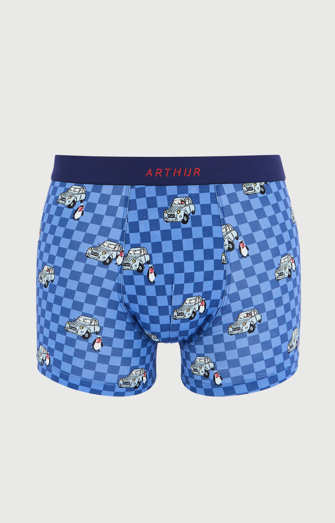 Boxer en jersey de coton Homme Lent au démarrage bleu 3