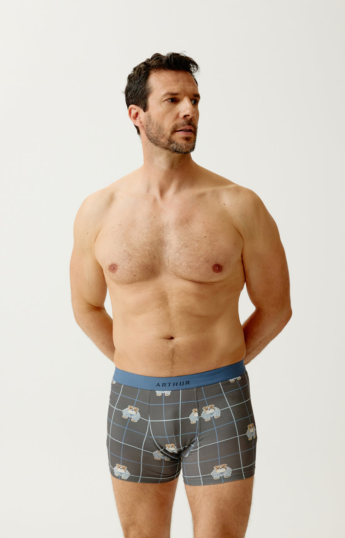 Boxer en jersey de coton Homme Ma meilleure vie ebony 2